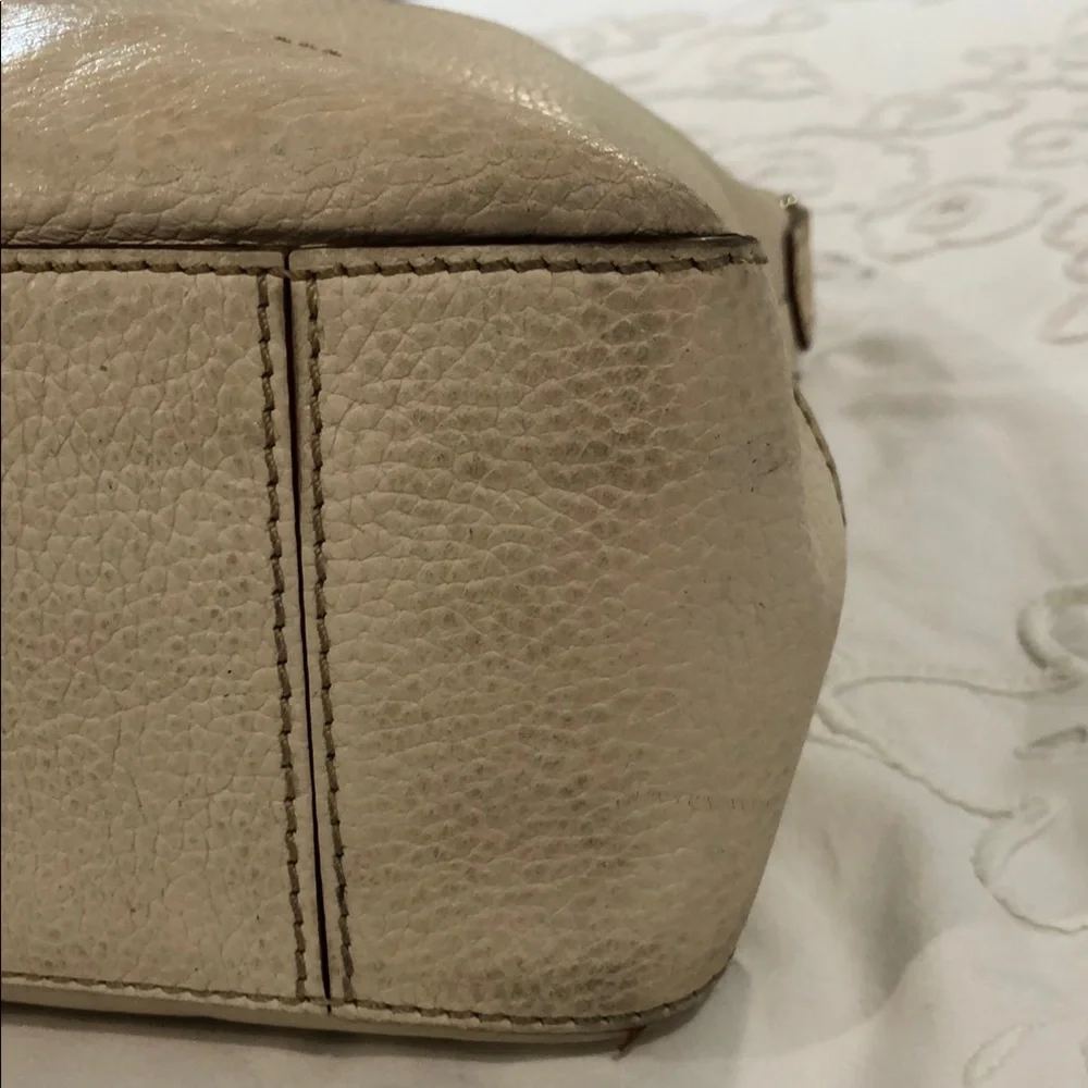 Kate Spade Hudson Pebble Leather Large Hobo Bag Cream/Off White in EUC - Picture 10 of 16